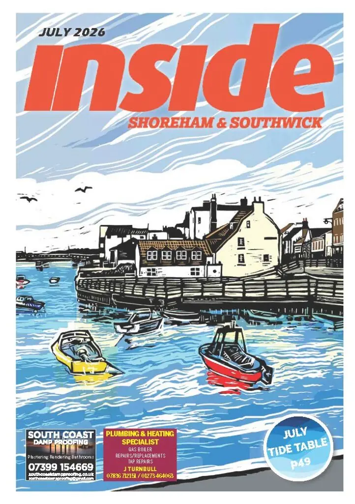Front cover of Inside Shoreham & Southwick, July 2026